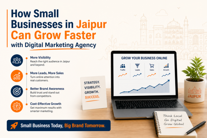 How Small Businesses in Jaipur Can Grow Faster with Digital Marketing Agency